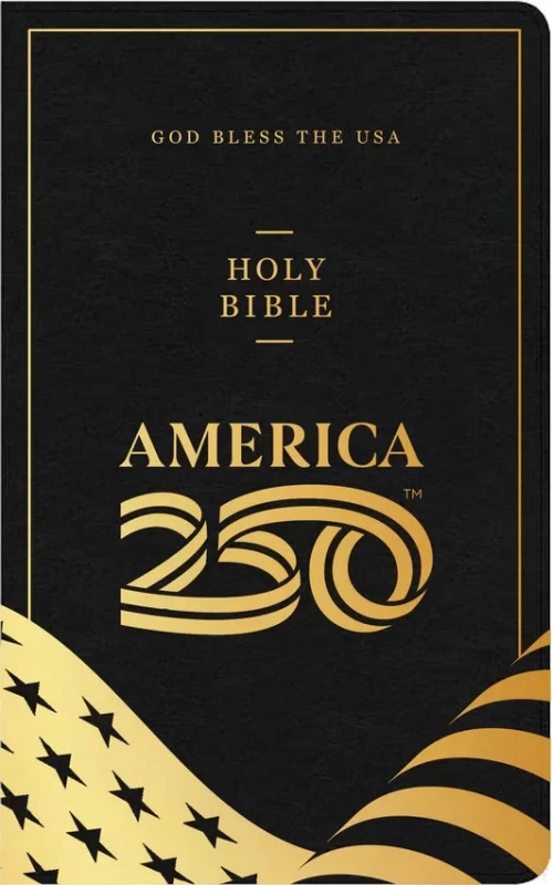 America 250 Edition Bible - Black & Gold - $99.99