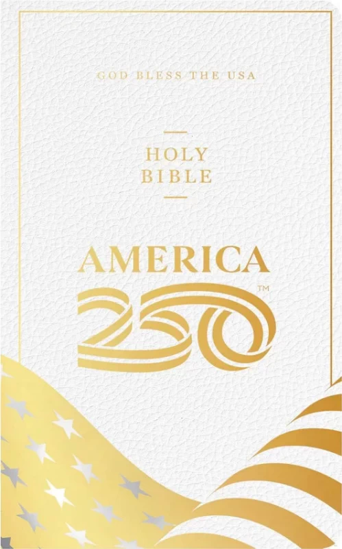 America 250 Edition Bible - White & Gold - $99.99