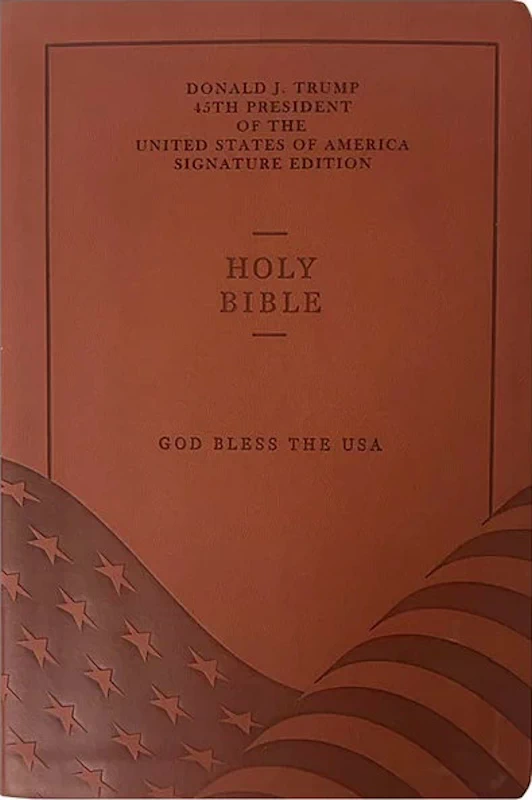 President Donald J. Trump Signature Edition Bible - $1,000