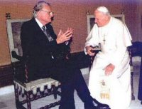 Billy Graham avec le pape Jean-Paul II