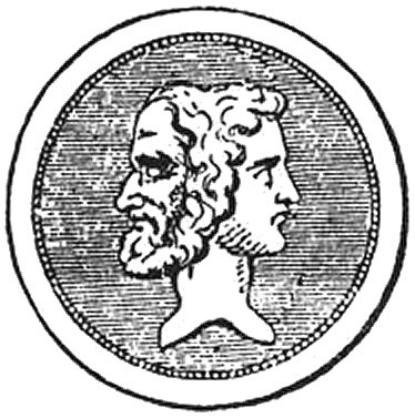 Janus, le dieu � deux t�tes.