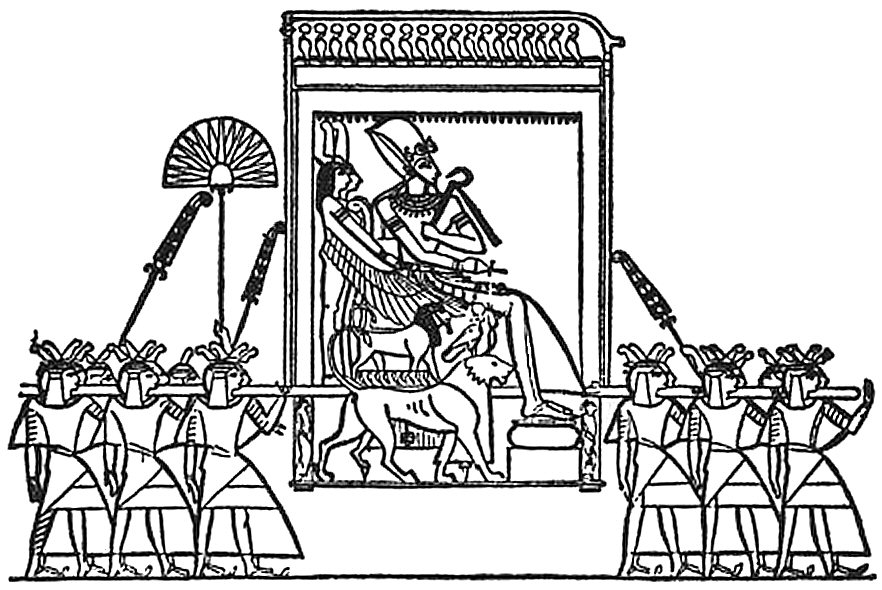 Une procession �gyptienne.