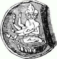 Divinit� qu'adoraient les pa�ens de la Sib�rie.