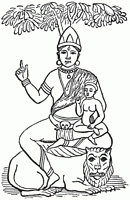 Une m�re d�esse et son fils