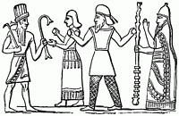 Crosse sous sa forme la plus grossi�re, � Babylone.