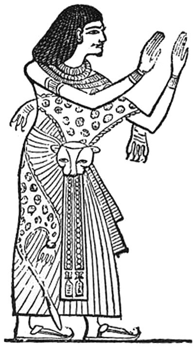 Le grand-pr�tre �gyptien.