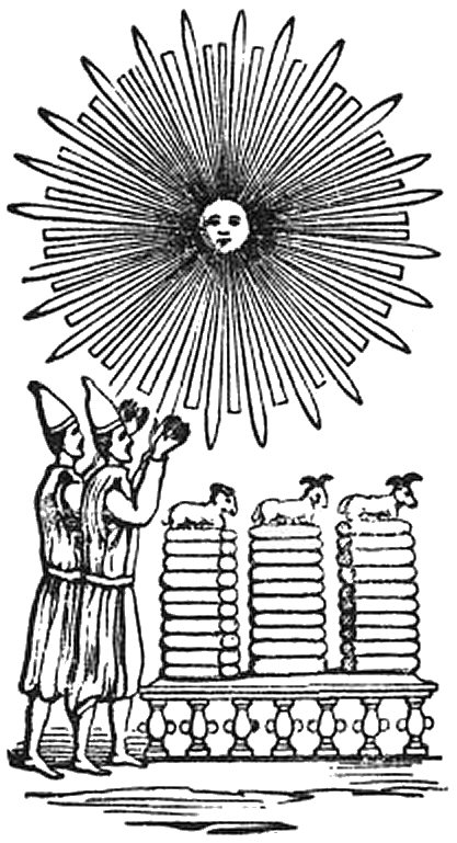 Culte du soleil en �gypte.