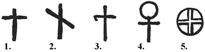 Le T ou Tau cruciforme des nations antiques.